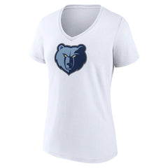 Memphis Grizzlies Women's Logo V-Neck T-Shirt - White outlet