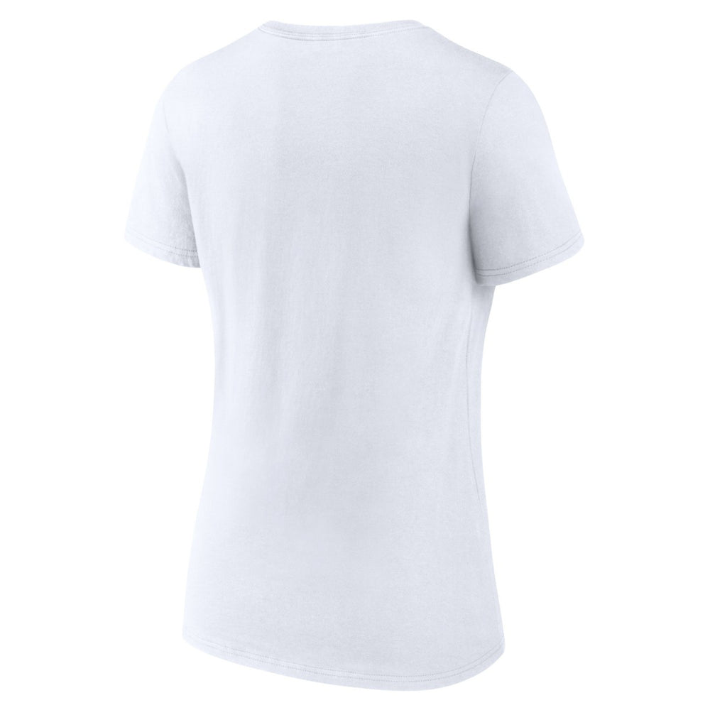 San Antonio Spurs Women's Wordmark V-Neck T-Shirt - White on sale
