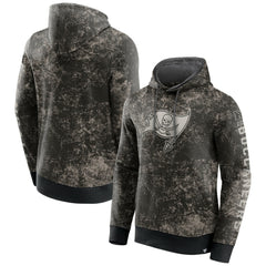 Tampa Bay Buccaneers Blackout Tonal Pullover Hoodie - Black/Gray for sale
