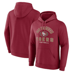 San Francisco 49ers Between the Pylons Pullover Hoodie - Scarlet for sale