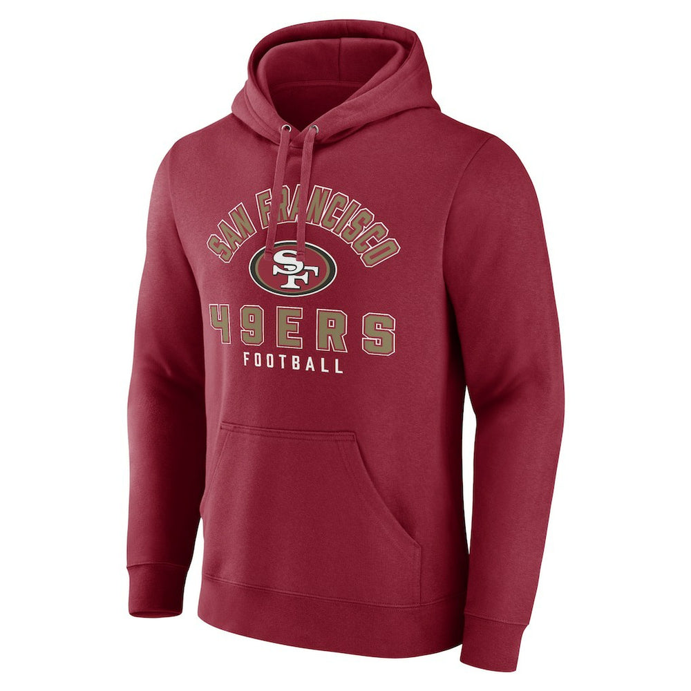 San Francisco 49ers Between the Pylons Pullover Hoodie - Scarlet for sale