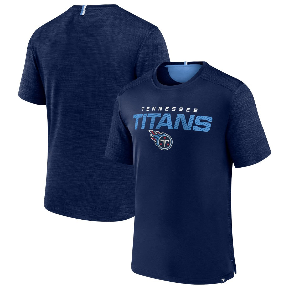 Tennessee Titans Defender Evo T-Shirt - Navy on sale