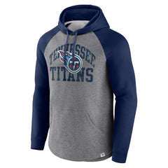 Tennessee Titans Favorite Arch Raglan Pullover Hoodie - Heather Gray cheap