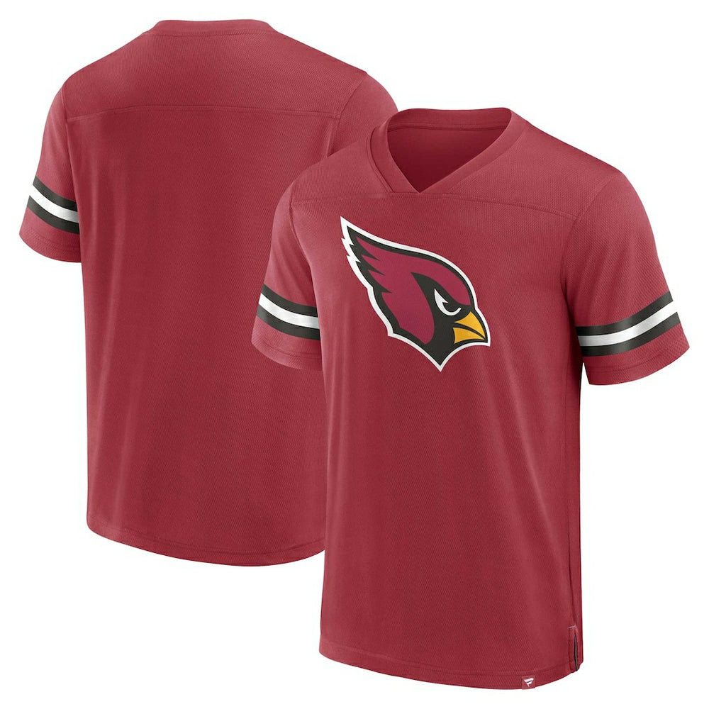 Arizona Cardinals Jersey Tackle V-Neck T-Shirt - Cardinal cheap
