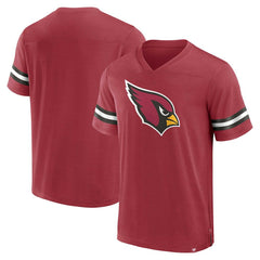 Arizona Cardinals Jersey Tackle V-Neck T-Shirt - Cardinal cheap