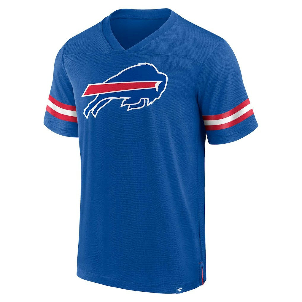 Buffalo Bills Jersey Tackle V-Neck T-Shirt - Royal online