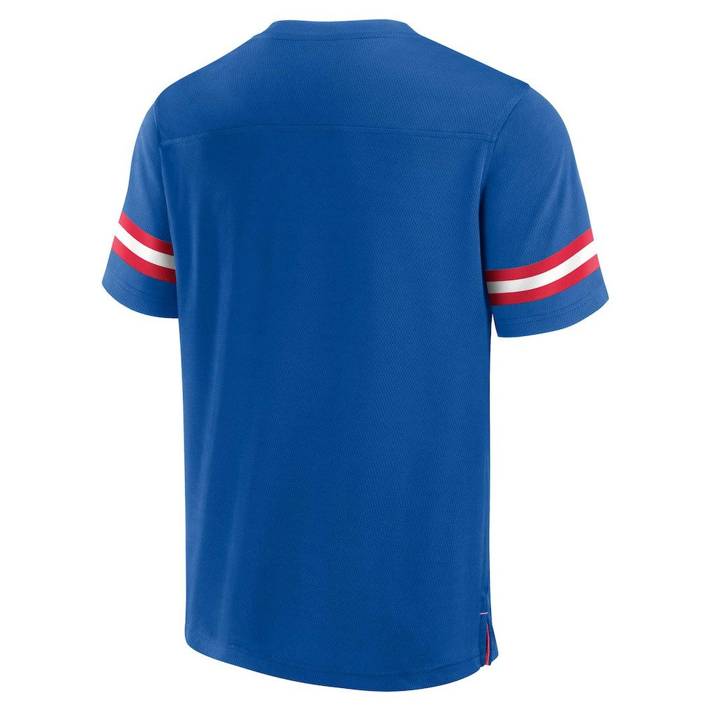 Buffalo Bills Jersey Tackle V-Neck T-Shirt - Royal online