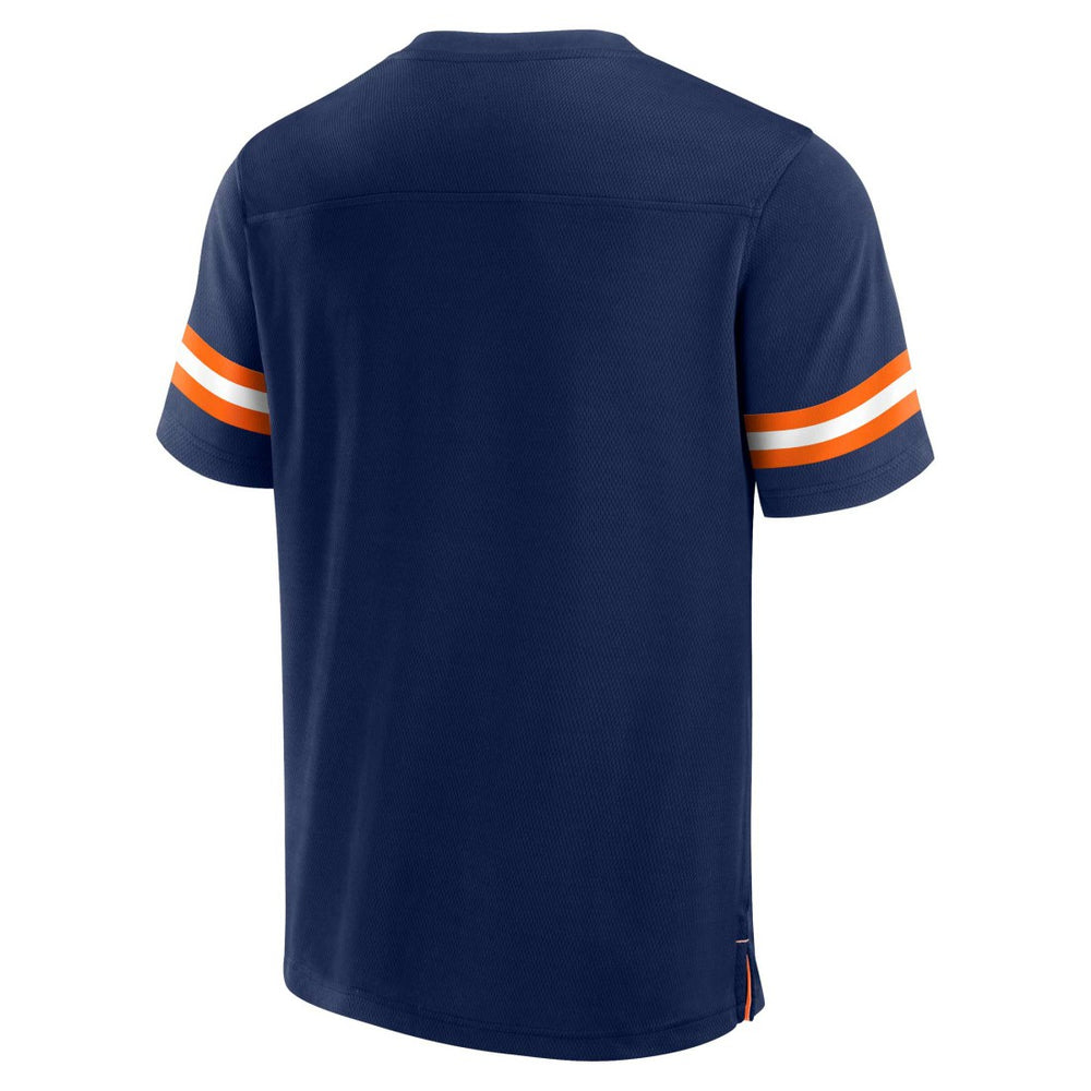 Denver Broncos Jersey Tackle V-Neck T-Shirt - Navy cheap