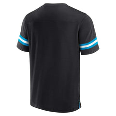 Carolina Panthers Jersey Tackle V-Neck T-Shirt - Black online