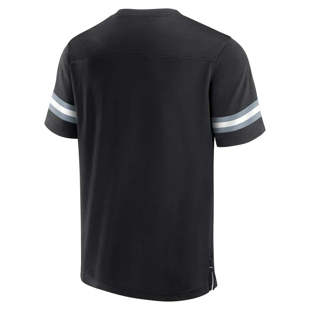 Las Vegas Raiders Jersey Tackle V-Neck T-Shirt - Black for sale