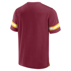 Washington Commanders Jersey Tackle V-Neck T-Shirt - Burgundy outlet