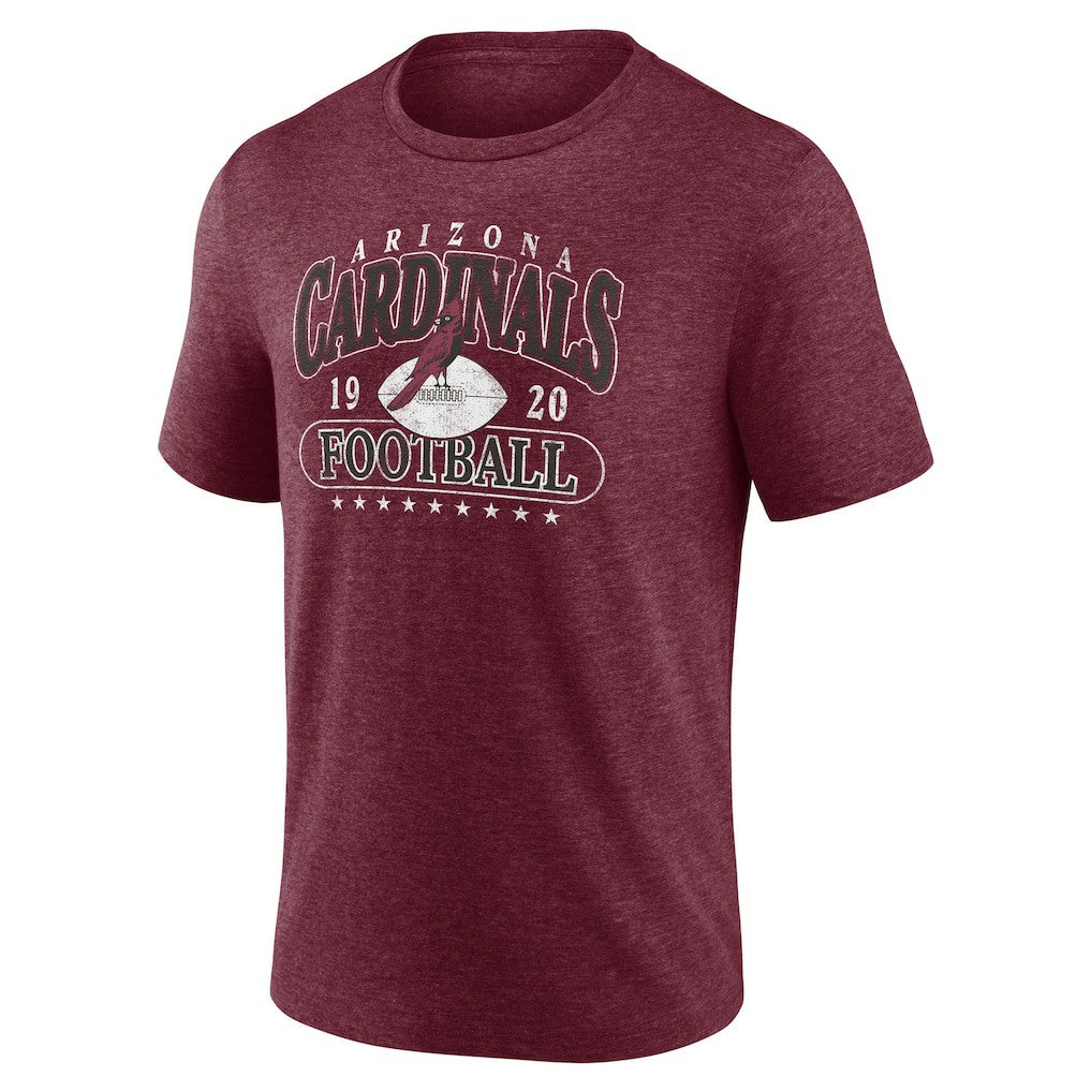 Arizona Cardinals Retro Tri-Blend T-Shirt - Heather Cardinal for sale