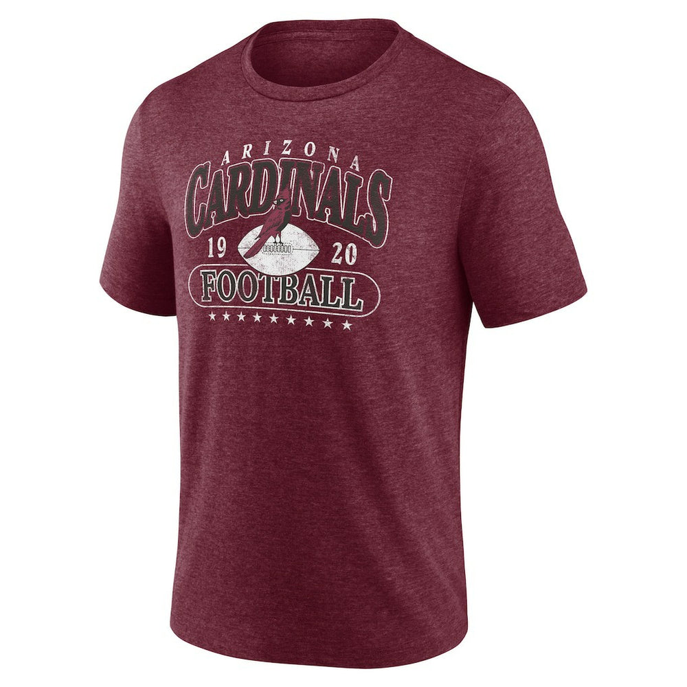 Arizona Cardinals Retro Tri-Blend T-Shirt - Heather Cardinal for sale