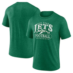New York Jets Retro Tri-Blend T-Shirt - Heather Green sale