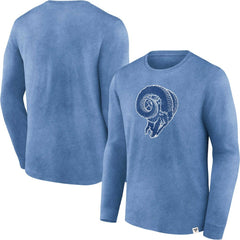 Los Angeles Rams Washed Primary Long Sleeve T-Shirt - Heather Royal online