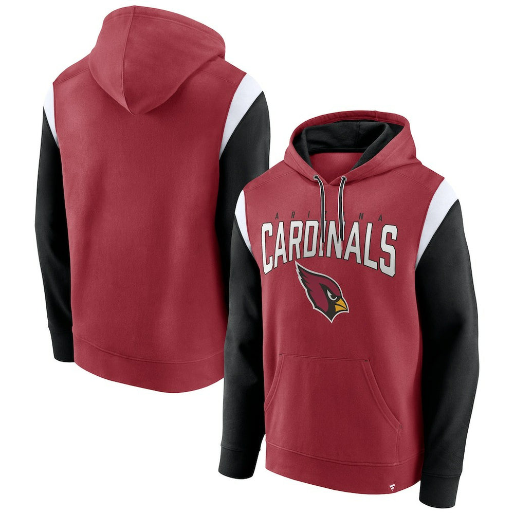 Arizona Cardinals Trench Battle Pullover Hoodie - Cardinal online