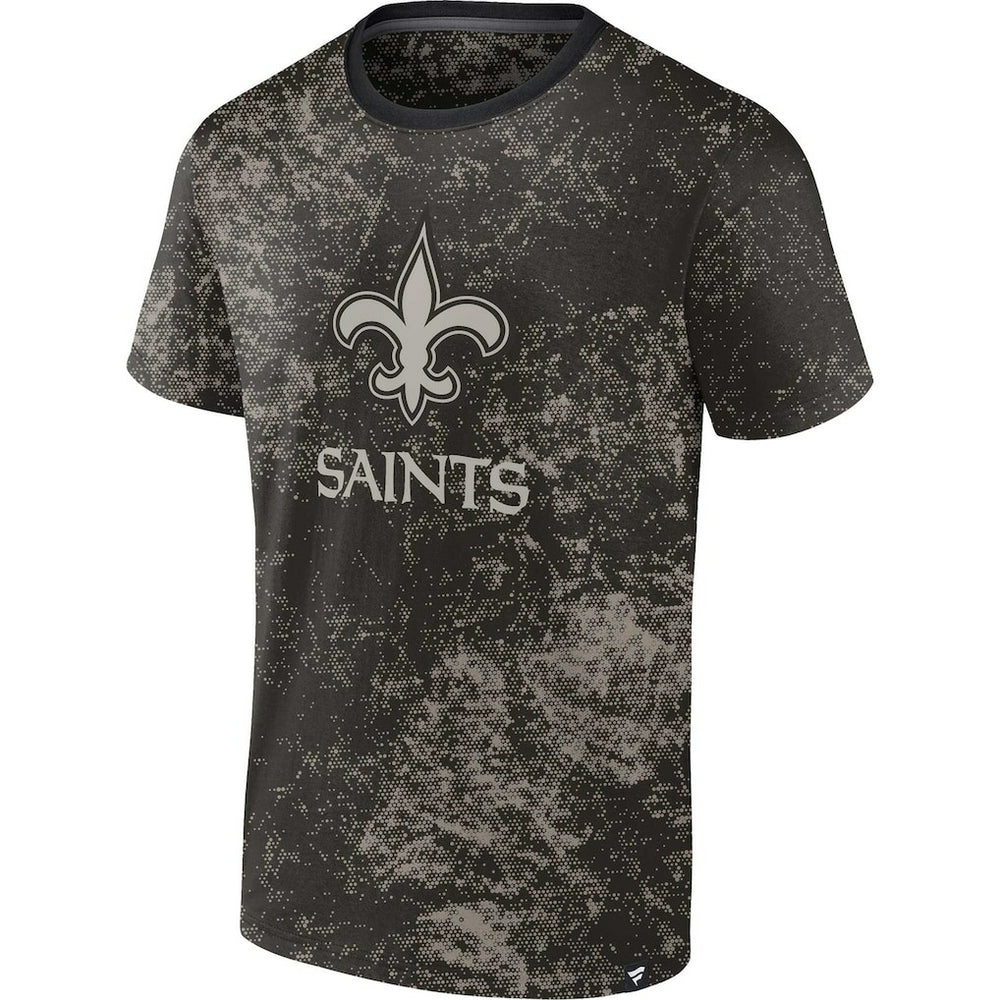 New Orleans Saints Shadow T-Shirt - Black cheap