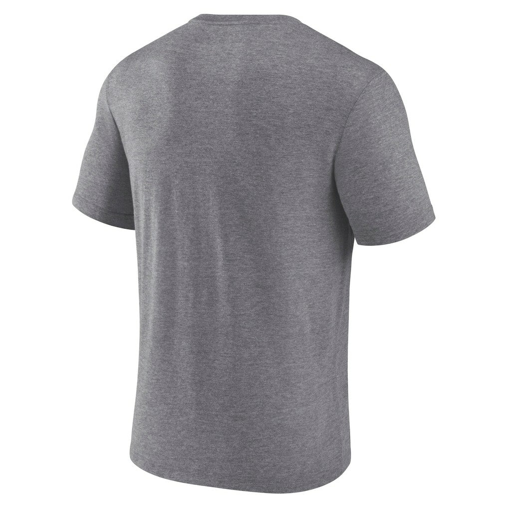 Las Vegas Raiders Warped Block Tri-Blend T-Shirt - Heather Gray online