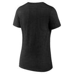 Boston Celtics Women's Wordmark V-Neck T-Shirt - Black for sale