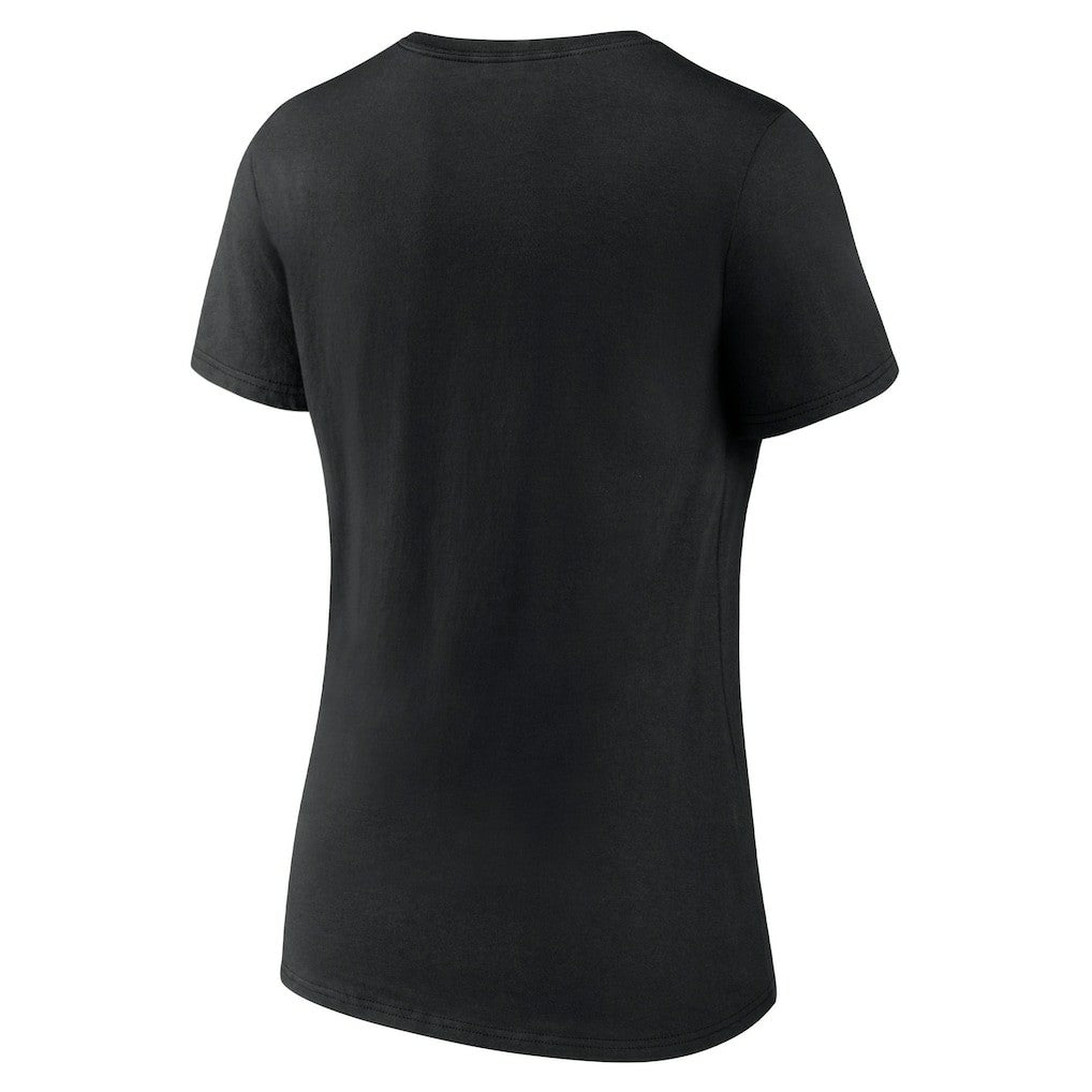 Houston Rockets Women's Wordmark V-Neck T-Shirt - Black cheap