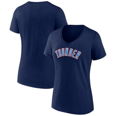 Oklahoma City Thunder Women's Wordmark V-Neck T-Shirt - Navy online