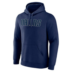 Dallas Mavericks Wordmark Team Pullover Hoodie sale - Navy cheap