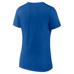 Buffalo Sabres Women's Team Logo V-Neck T-Shirt Royal