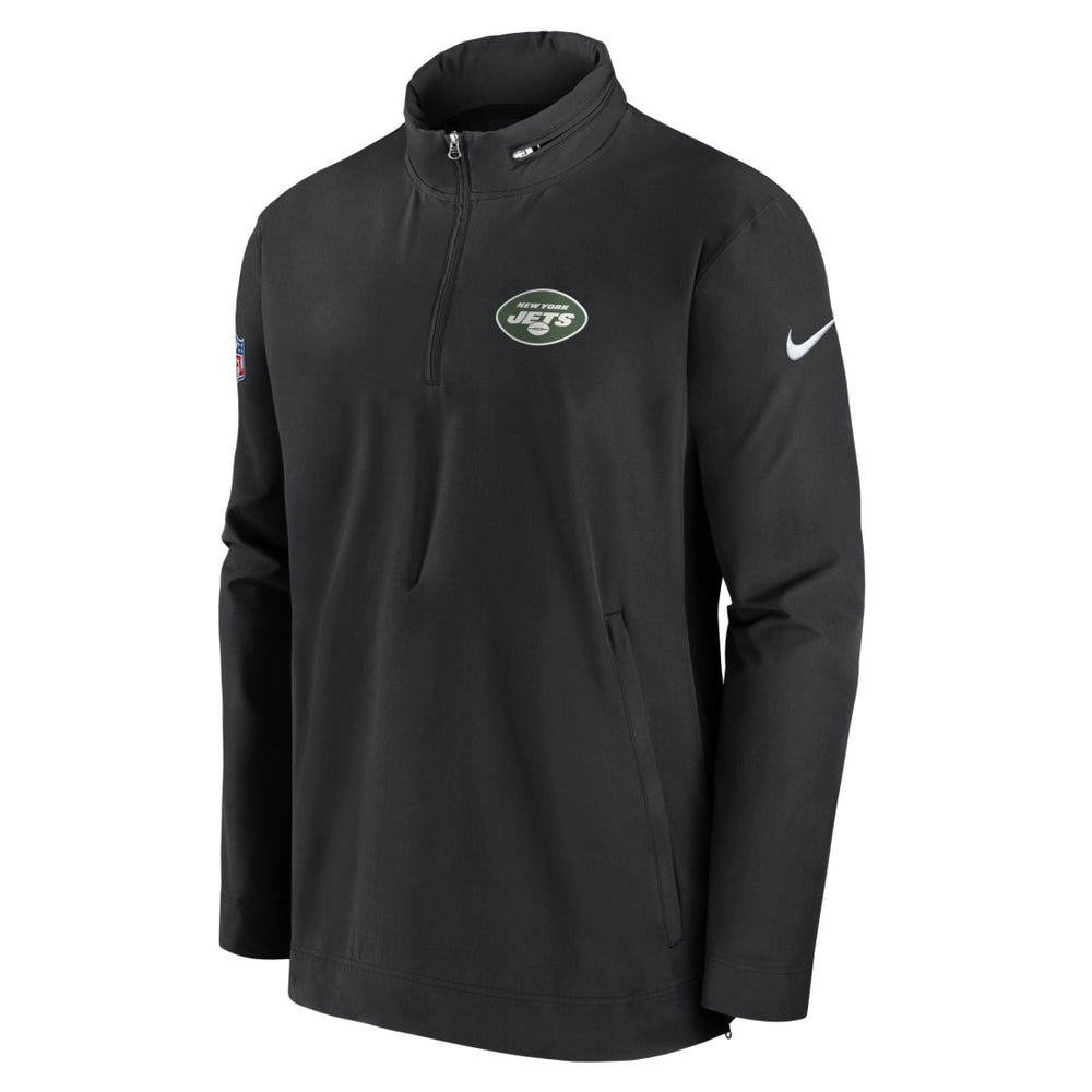 New York Jets Sideline Coach Half-Zip Jacket - Black | Nike sale