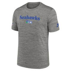 Seattle Seahawks Throwback Sideline Performance T-Shirt - Heather Charcoal | Nike sale
