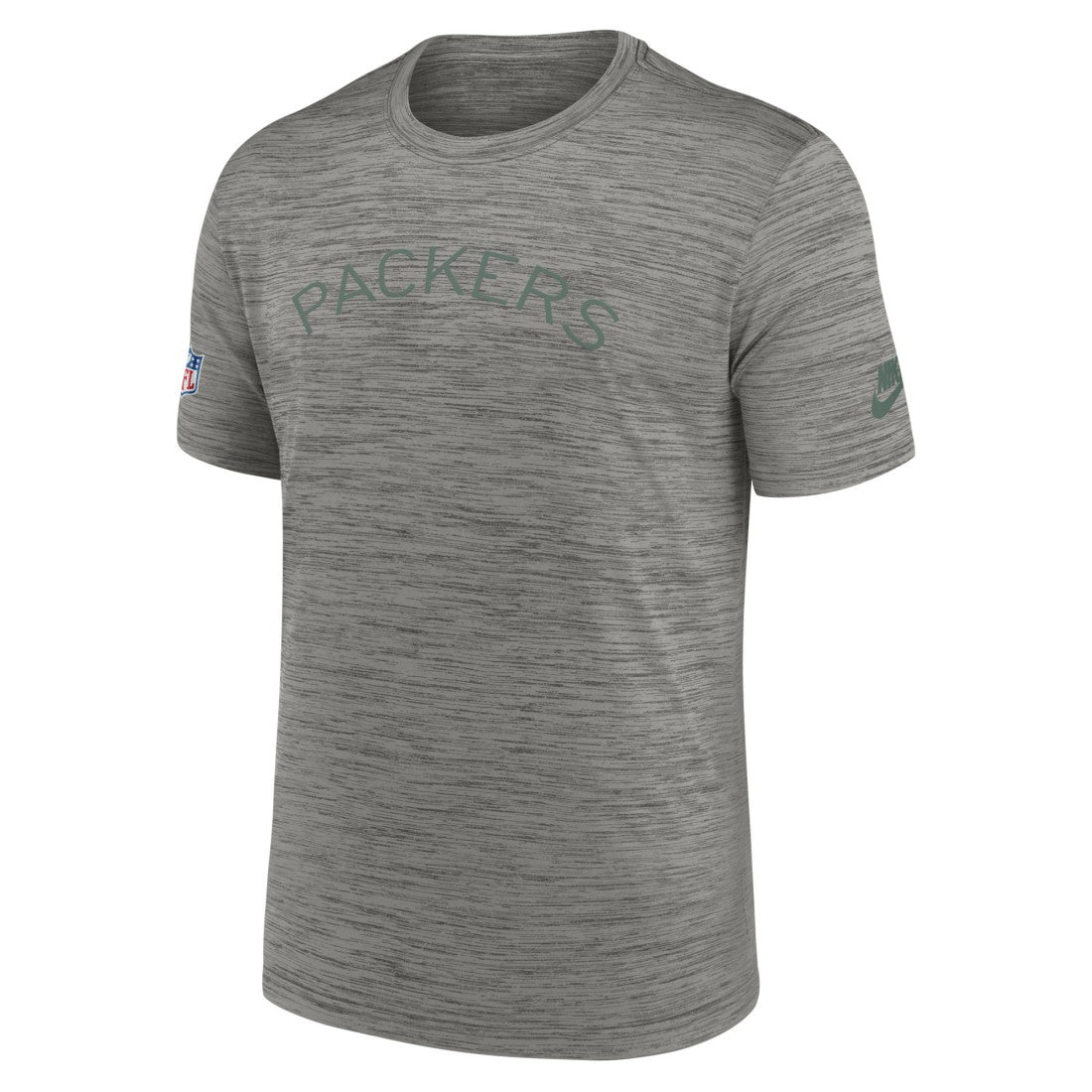 Green Bay Packers 2023 Sideline Alternate Logo Performance T-Shirt - Heather Charcoal | Nike discount