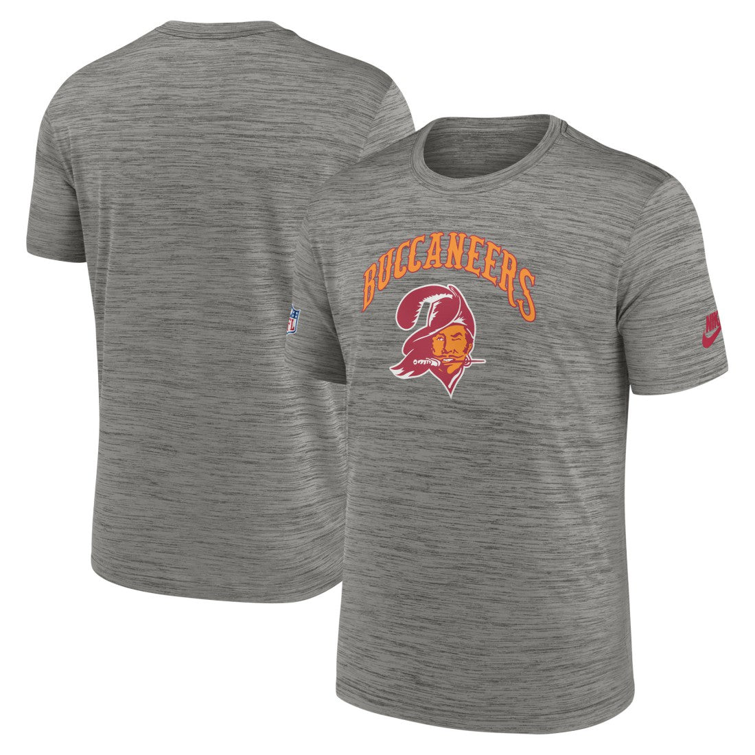 Tampa Bay Buccaneers Throwback Sideline Performance T-Shirt - Heather Charcoal | Nike outlet