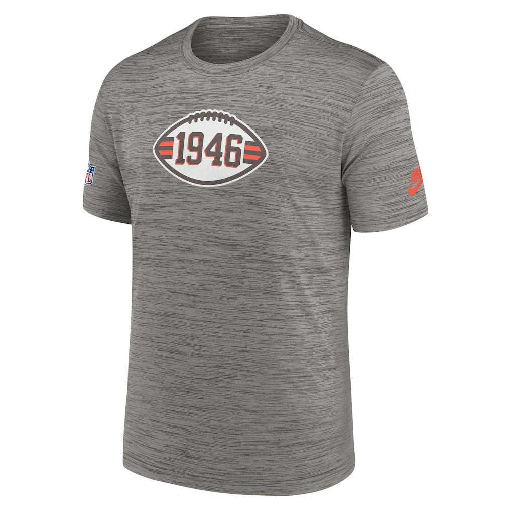Cleveland Browns 2023 Sideline Alternate Logo Performance T-Shirt - Heather Charcoal | Nike online
