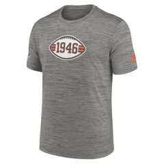 Cleveland Browns 2023 Sideline Alternate Logo Performance T-Shirt - Heather Charcoal | Nike online