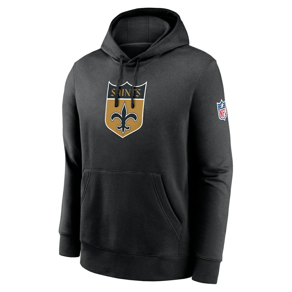 New Orleans Saints 2023 Sideline Club Alternate Tri-Blend Pullover Hoodie - Black | Nike outlet