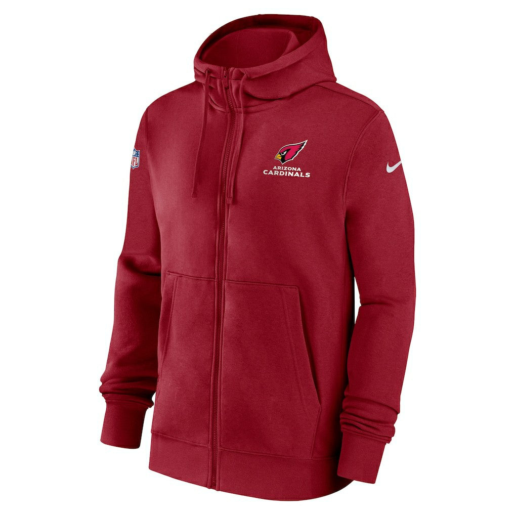 Arizona Cardinals 2023/24 Sideline Club Full-Zip Hoodie - Red | Nike discount