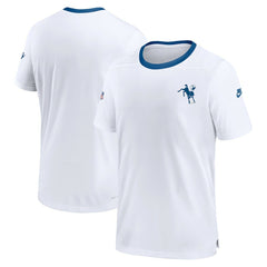 Indianapolis Colts Indiana Nights Alternate Coach Performance T-Shirt - White | Nike outlet