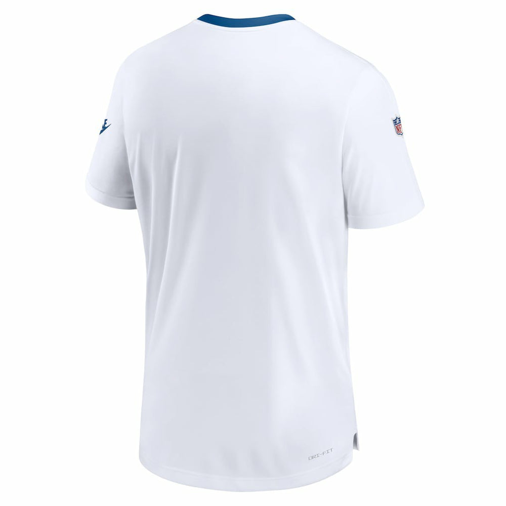 Indianapolis Colts Indiana Nights Alternate Coach Performance T-Shirt - White | Nike outlet