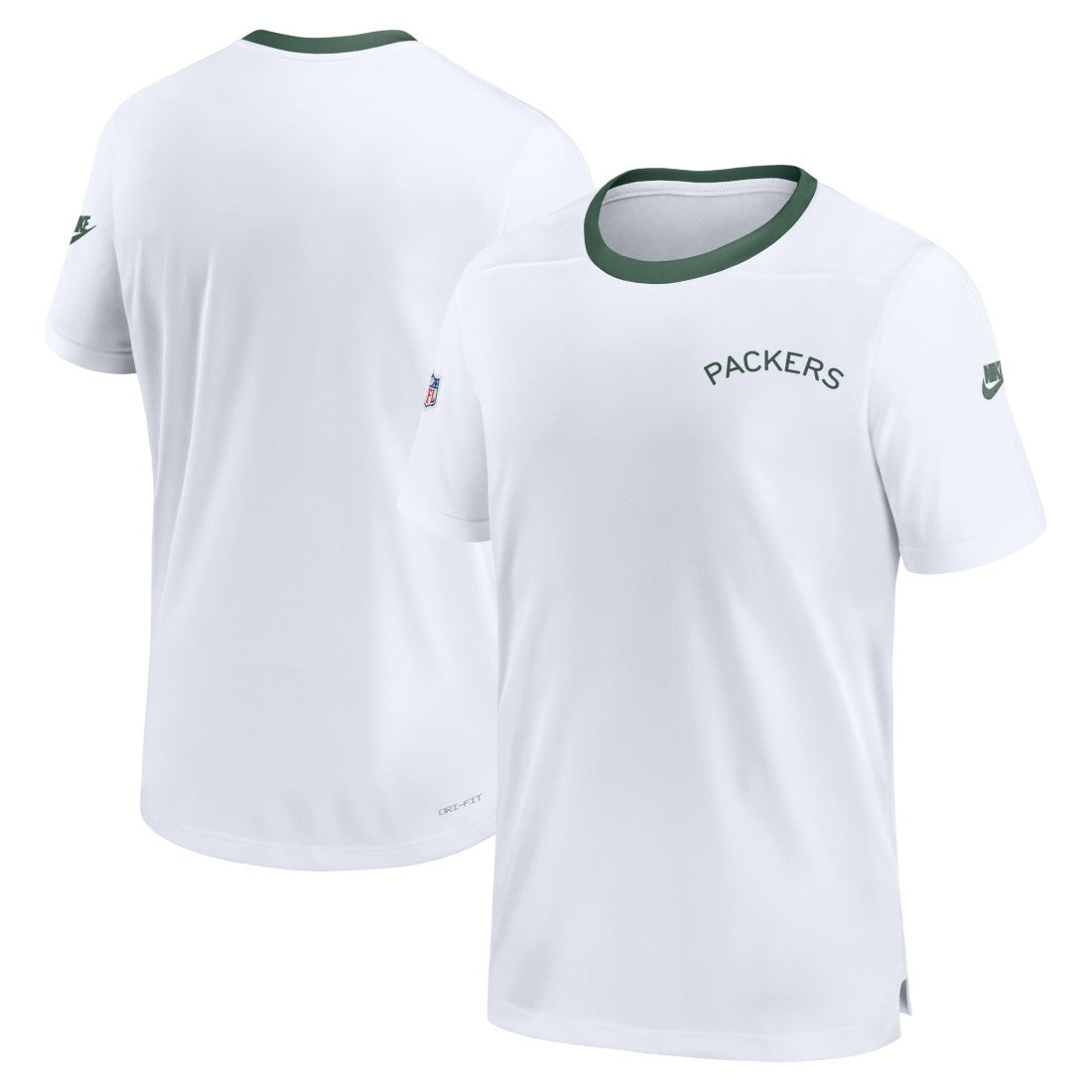 Green Bay Packers Men's Sideline Coaches Alternate Performance T-Shirt - White | Nike discount