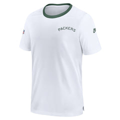 Green Bay Packers Men's Sideline Coaches Alternate Performance T-Shirt - White | Nike discount