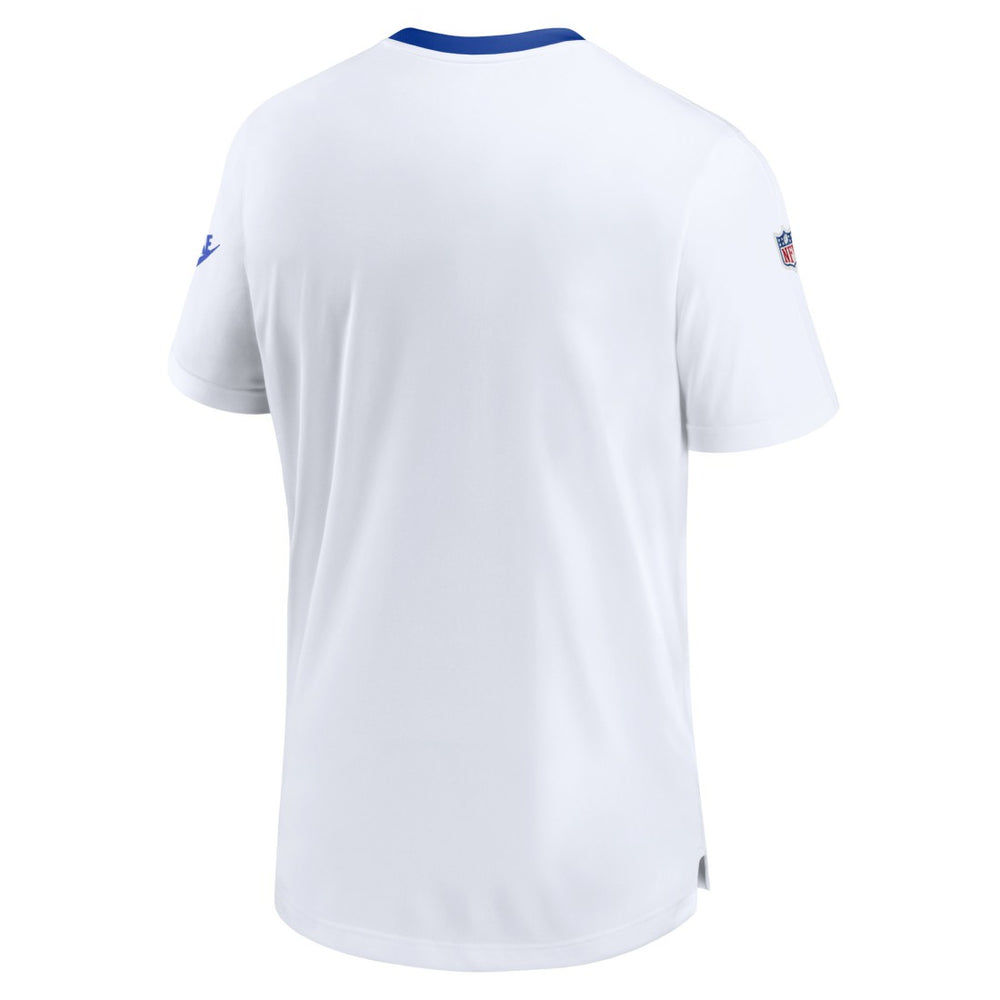 Seattle Seahawks Throwback Sideline Coaches Performance T-Shirt - White | Nike for sale