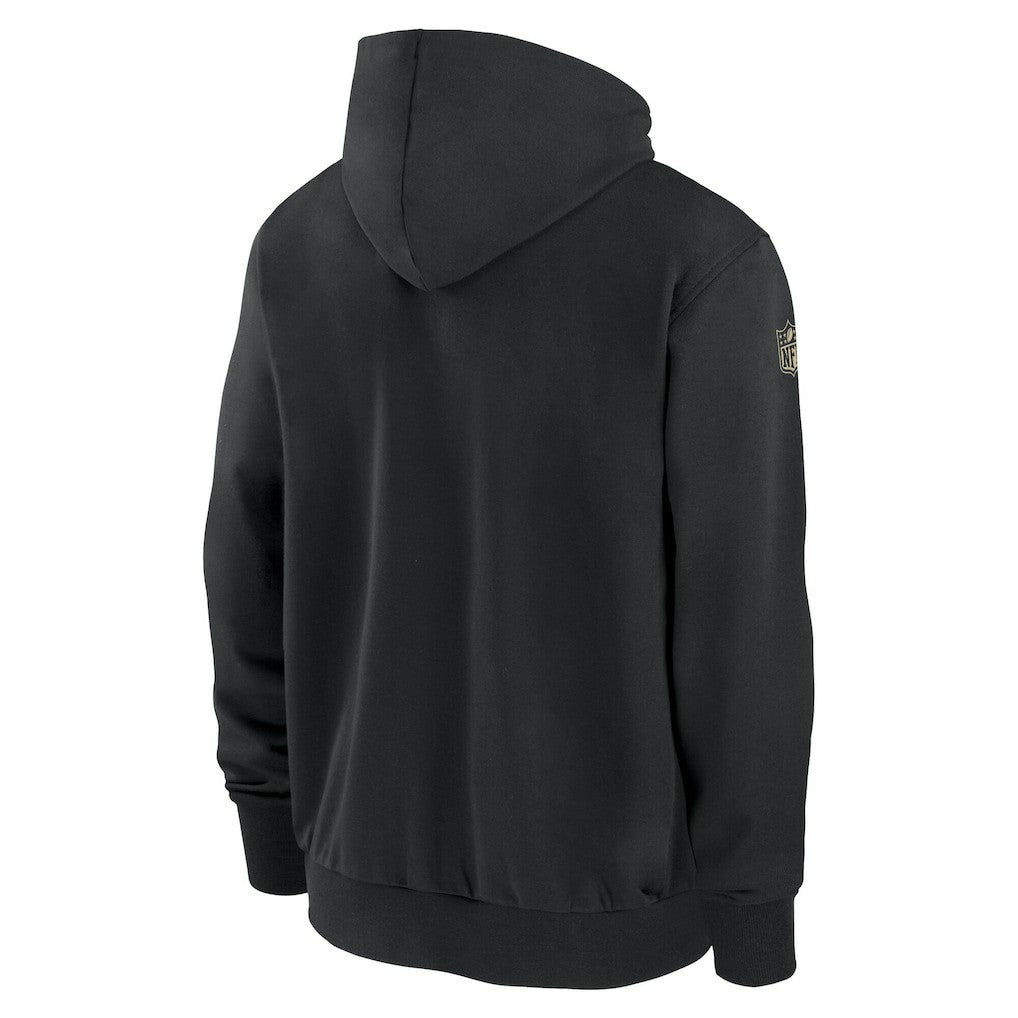 New Orleans Saints Sideline Performance Full-Zip Hoodie Jacket - Black | Nike online