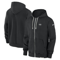 New York Jets Sideline Performance Full-Zip Hoodie Sweatshirt - Black | Nike for sale