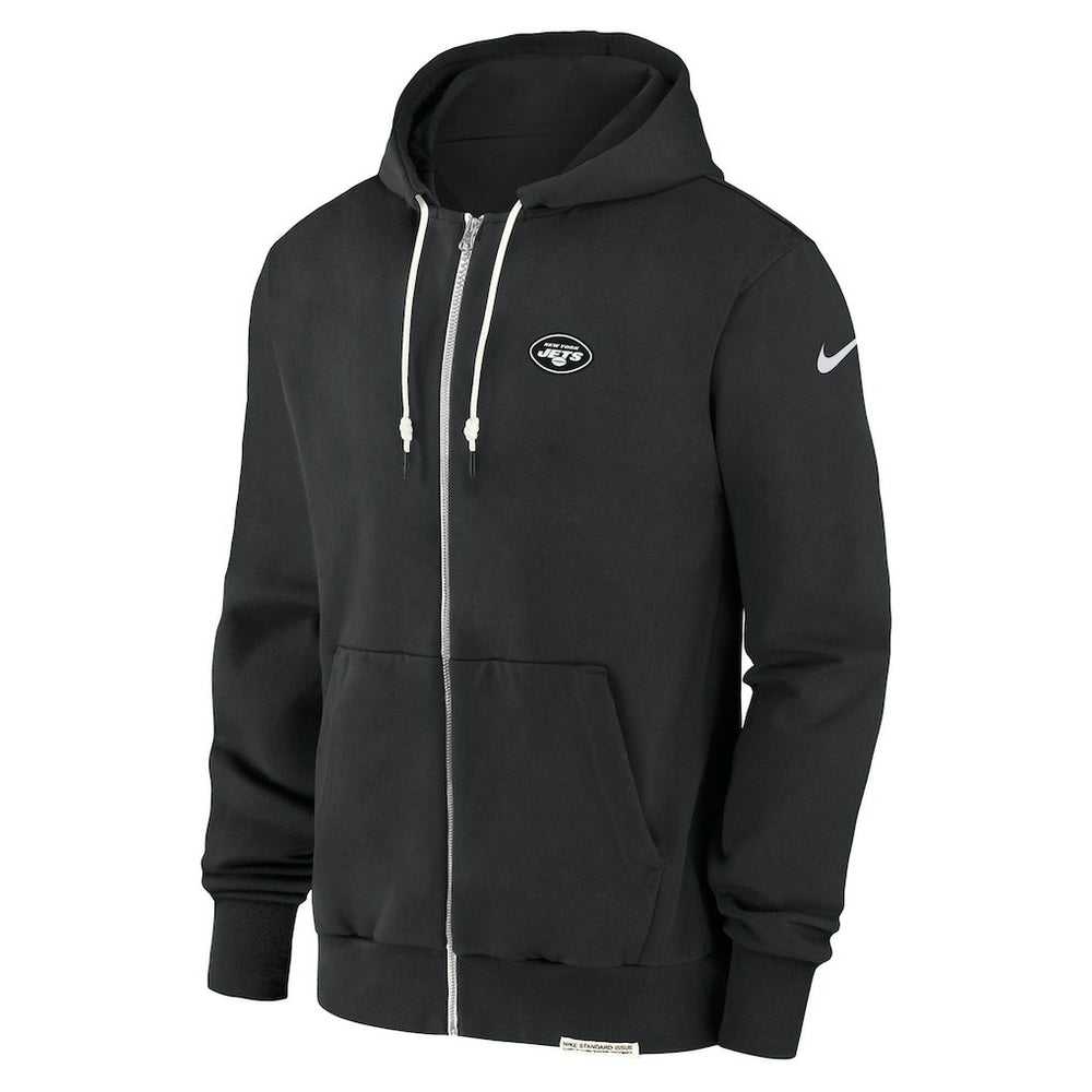 New York Jets Sideline Performance Full-Zip Hoodie Sweatshirt - Black | Nike for sale