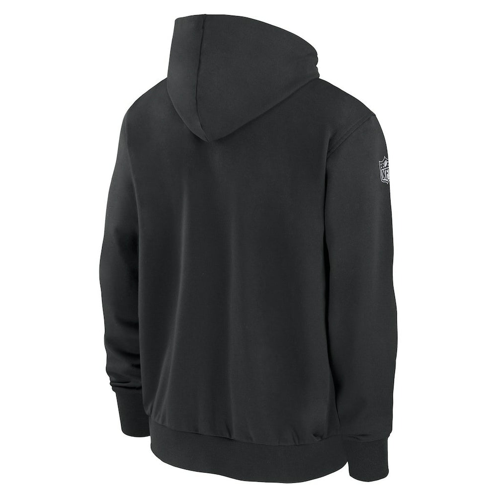 New York Jets Sideline Performance Full-Zip Hoodie Sweatshirt - Black | Nike for sale