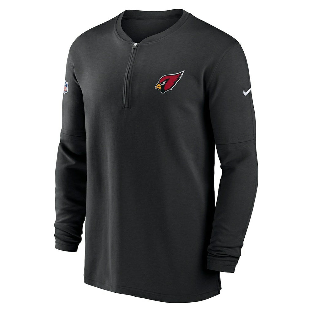Arizona Cardinals 2023 Sideline Performance Long Sleeve Tri-Blend Quarter-Zip Top - Black | Nike outlet