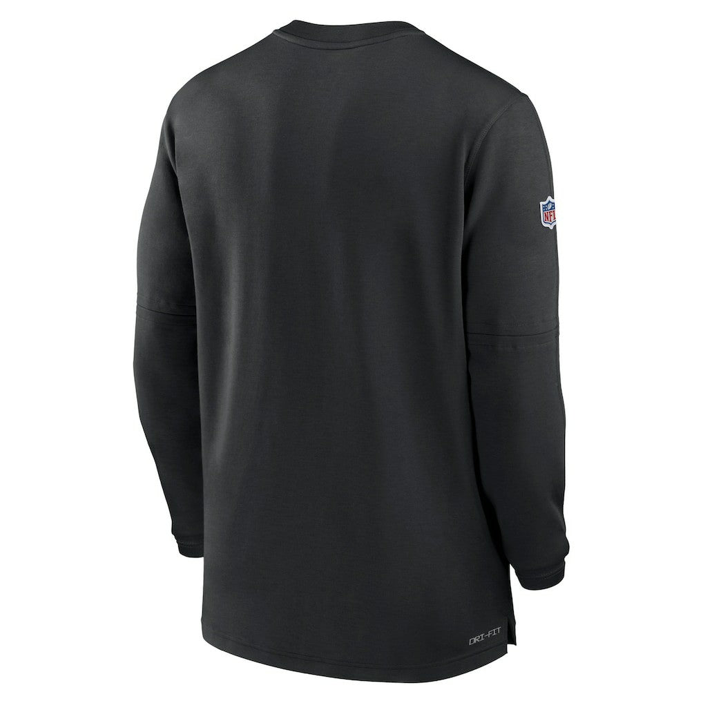 Arizona Cardinals 2023 Sideline Performance Long Sleeve Tri-Blend Quarter-Zip Top - Black | Nike outlet