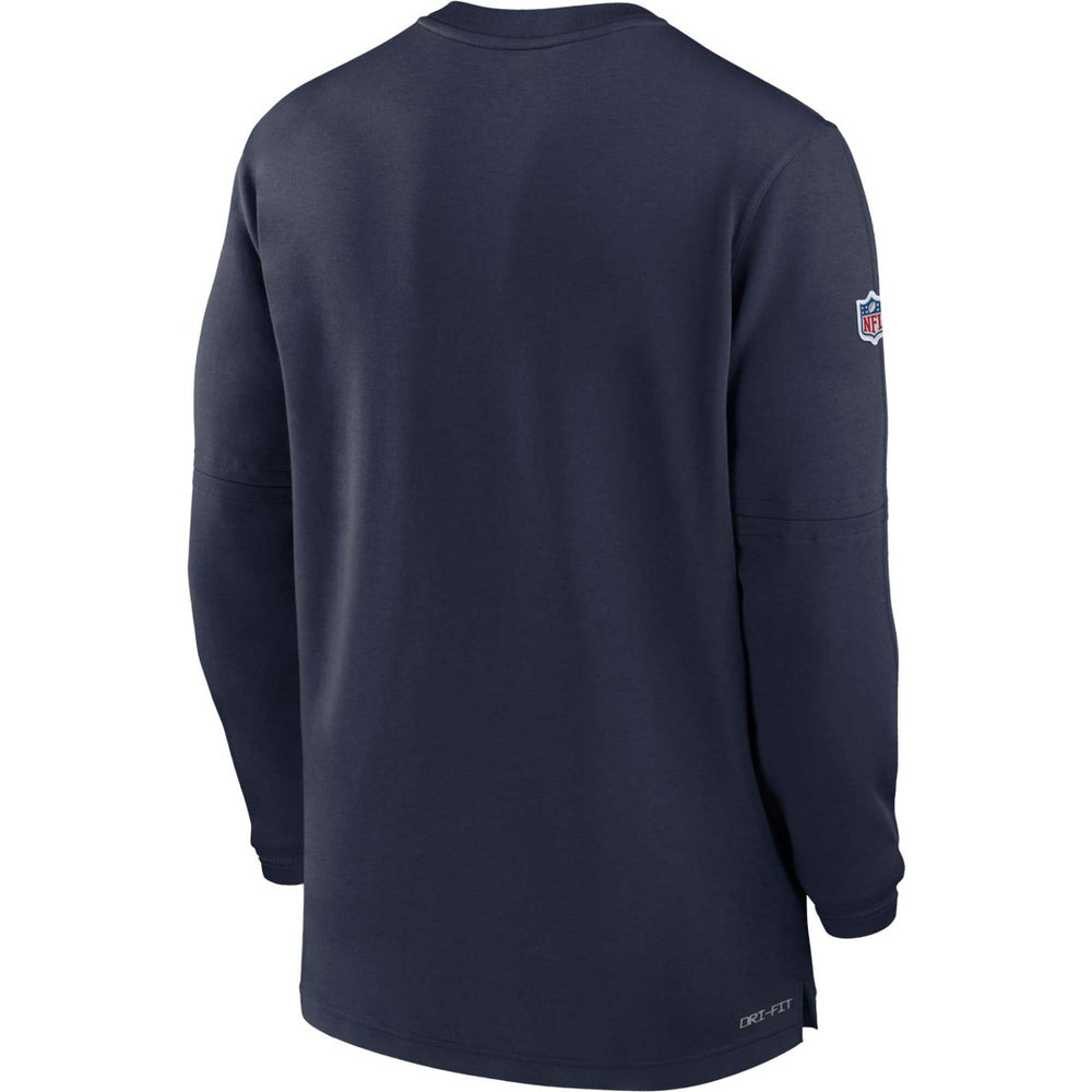 Tennessee Titans 2023 Sideline Performance Long Sleeve Tri-Blend Quarter-Zip Top - Navy | Nike cheap