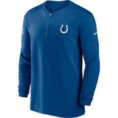 Indianapolis Colts 2023 Sideline Performance Long Sleeve Tri-Blend Quarter-Zip Top - Royal | Nike sale
