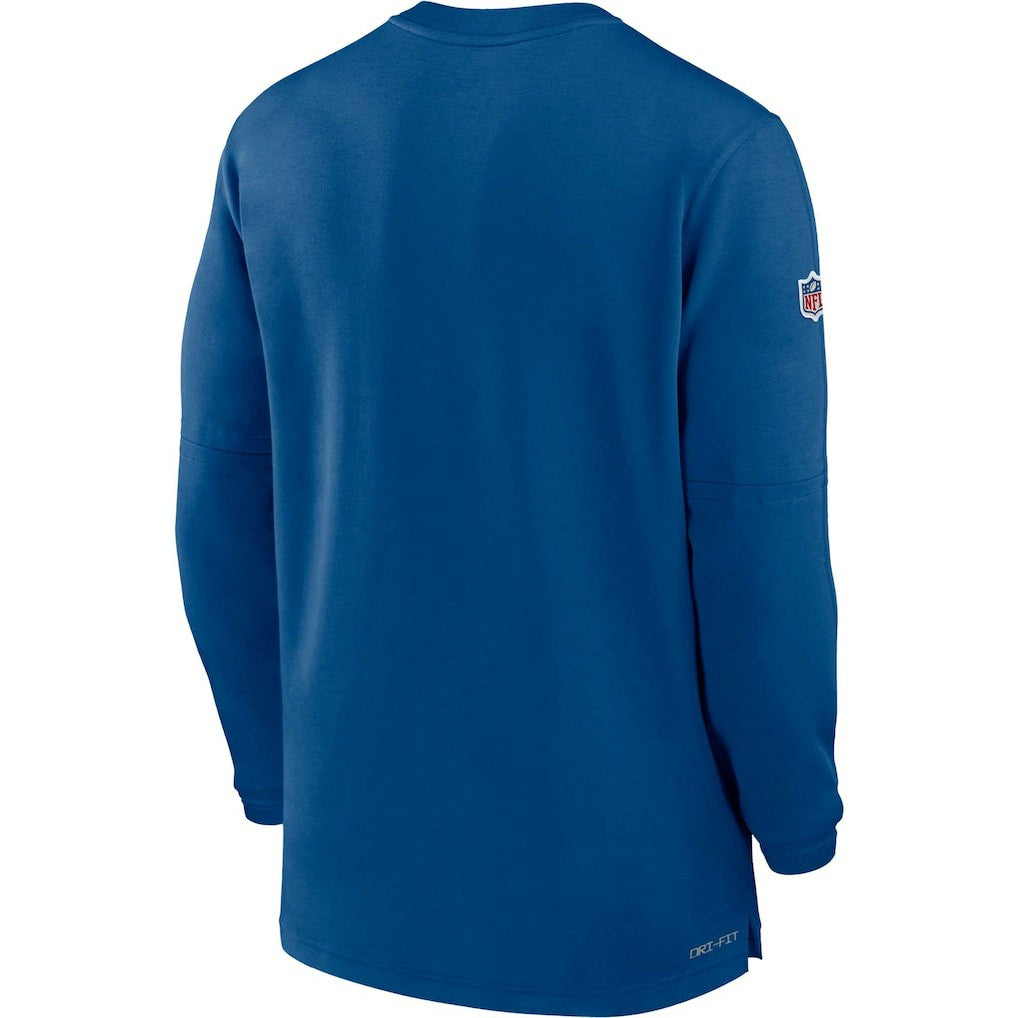 Indianapolis Colts 2023 Sideline Performance Long Sleeve Tri-Blend Quarter-Zip Top - Royal | Nike sale