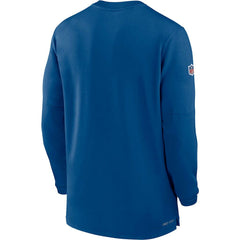 Indianapolis Colts 2023 Sideline Performance Long Sleeve Tri-Blend Quarter-Zip Top - Royal | Nike sale